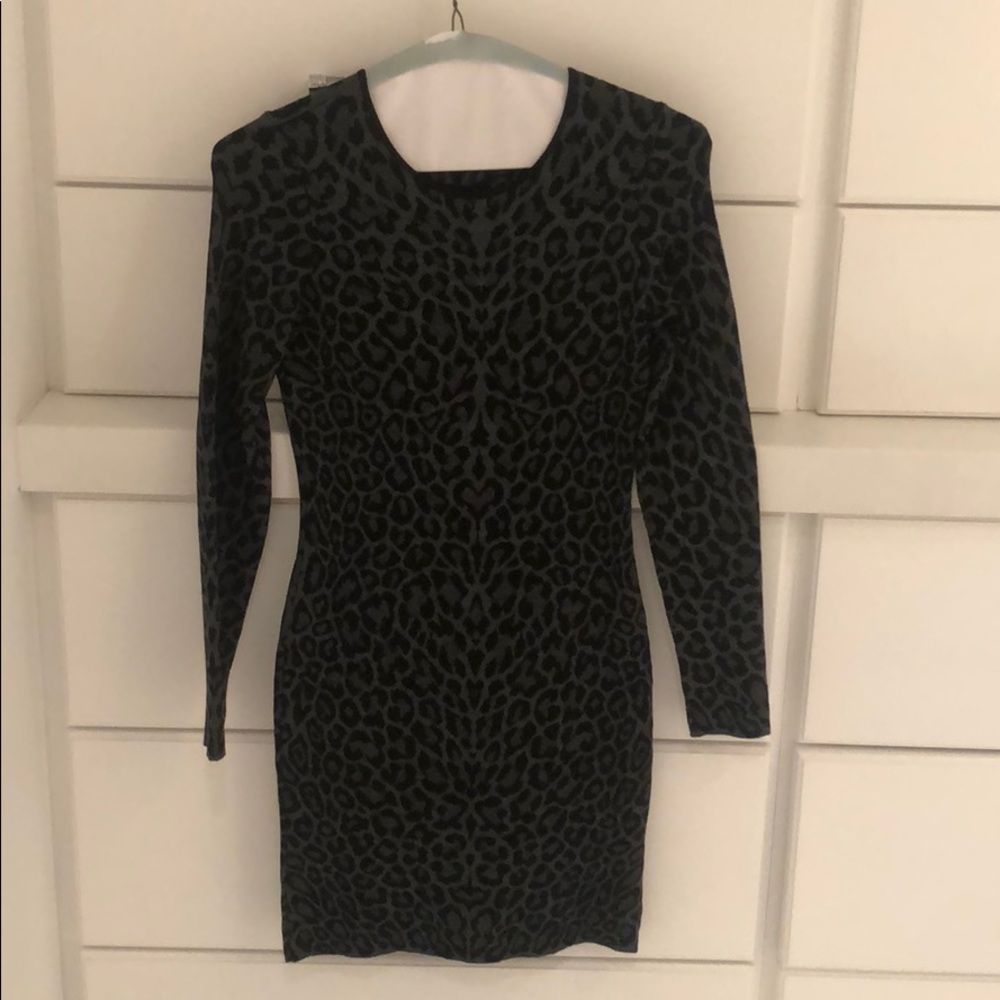 Leopard print dress